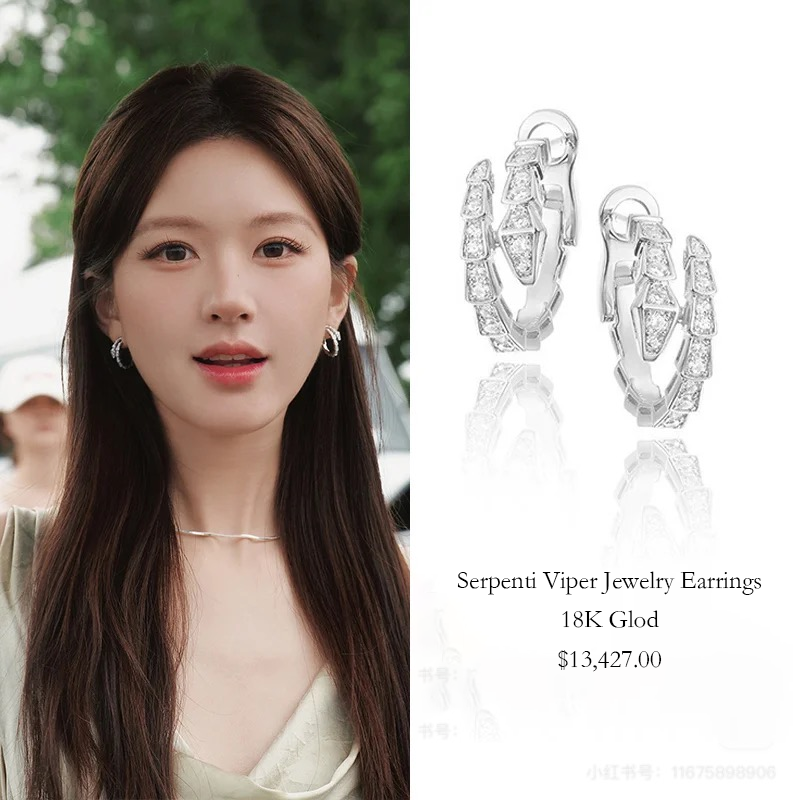 ANSTER Custom Love's Ambiton Zhaolusi Bvlgari Duplicates Diamond Earrings Fine Jewelry Sets
