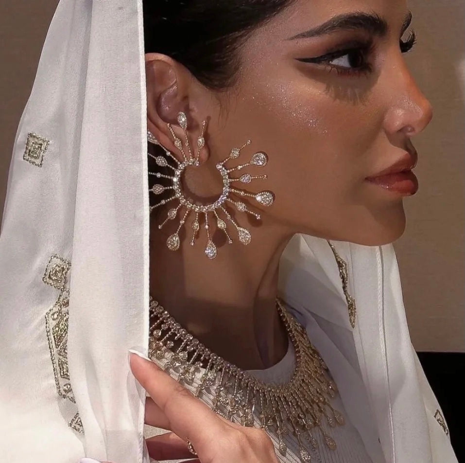 ANSTER Custom Boucheron Diamond 18K 14K 10K Gold Dubai Jewelry set