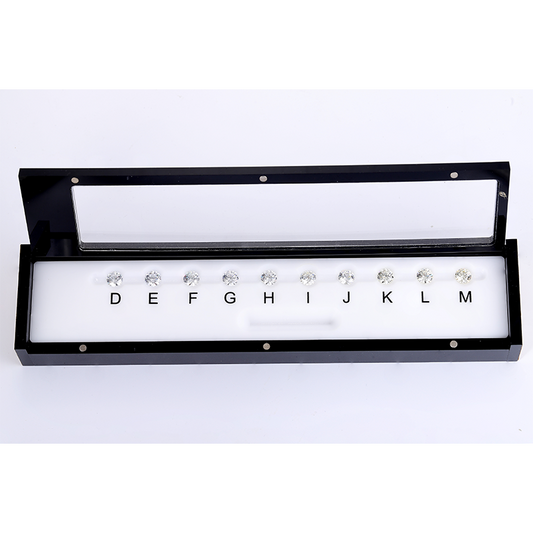 ANSTER JEWELRY Jewelry Tools Cubic Zirconia Diamond Color Comparison Chart