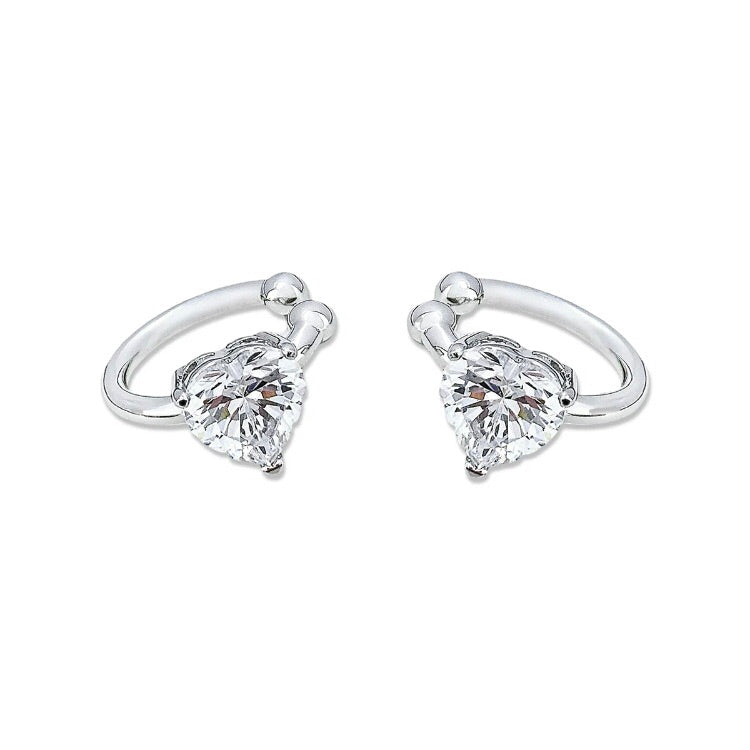 ANSTER Jewelry Anel de diamante ético feito à mão em ouro 18K com lapidação pera cultivado em laboratório