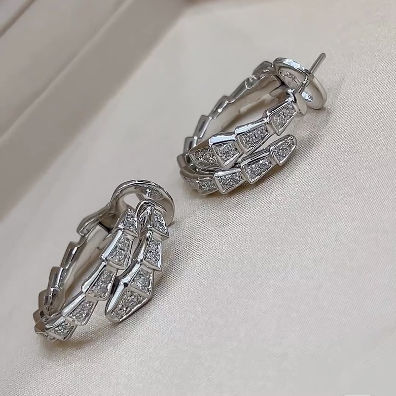 ANSTER Custom Love's Ambiton Zhaolusi Bvlgari Duplicates Diamond Earrings Fine Jewelry Sets