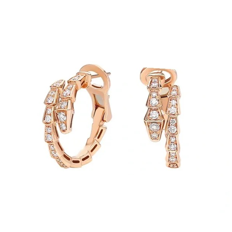 ANSTER Custom Love's Ambiton Zhaolusi Bvlgari Duplicates Diamond Earrings Fine Jewelry Sets