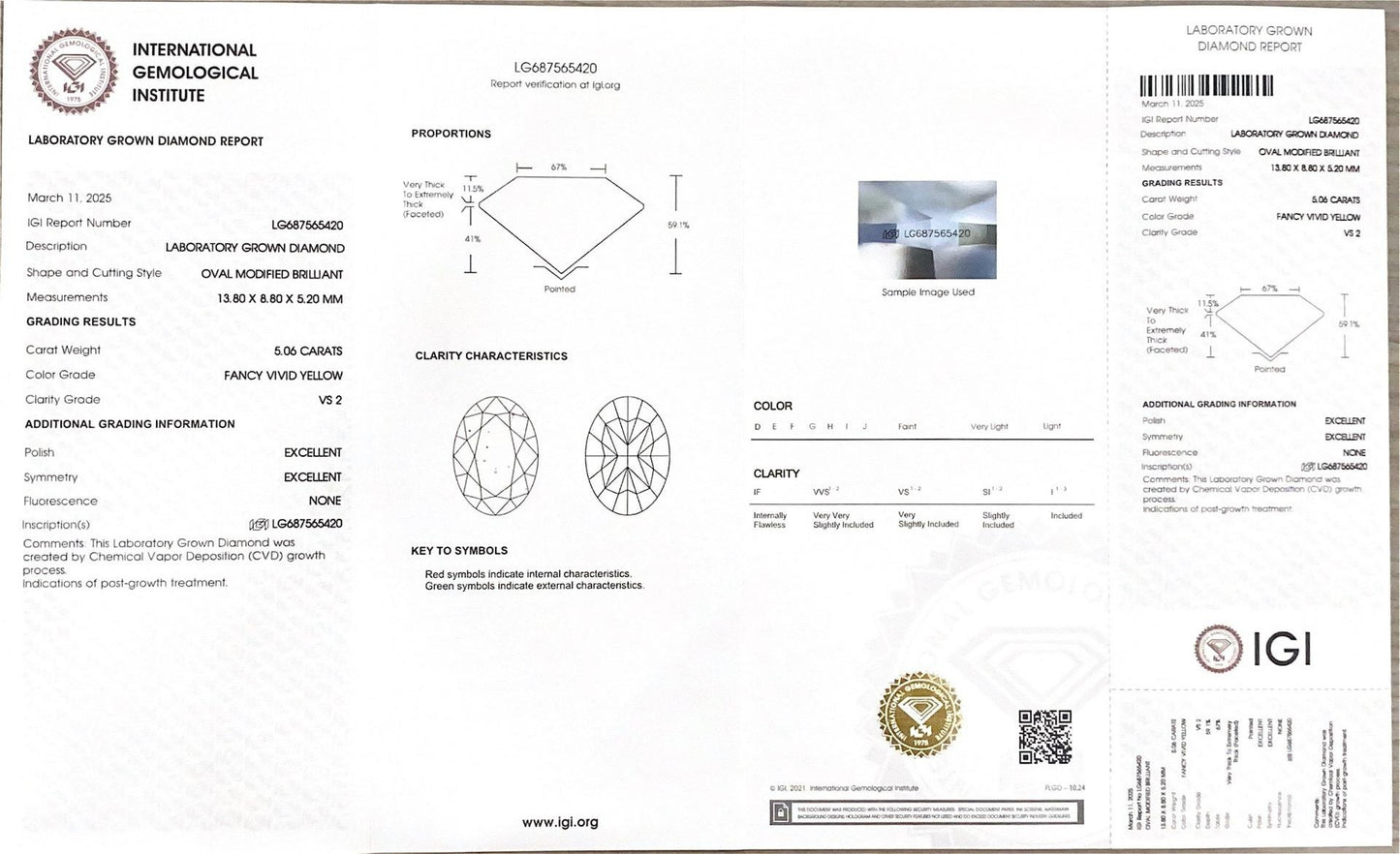 ANSTER Platinum Jewelry PT950 Ring 5ct VVS2 CVD Fancy Lab Grown Diamond Ring with IGI