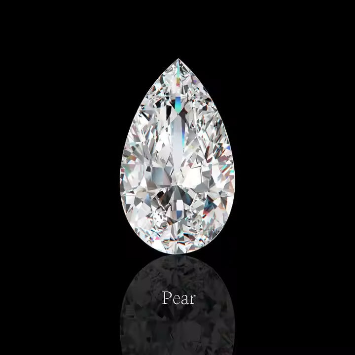 ANSTER Jewelry 18K Gold Ring 2ct VVS2 CVD Lab Grown Diamond Ring with IGI