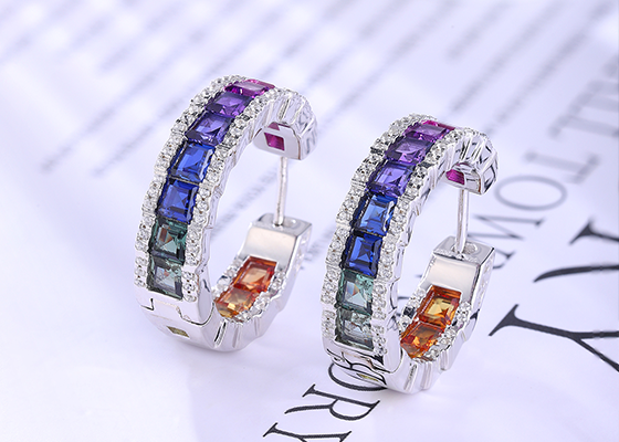 Lab Grown Colored Gemstone Earrings – Ethical, Stylish & Budget-Friendly