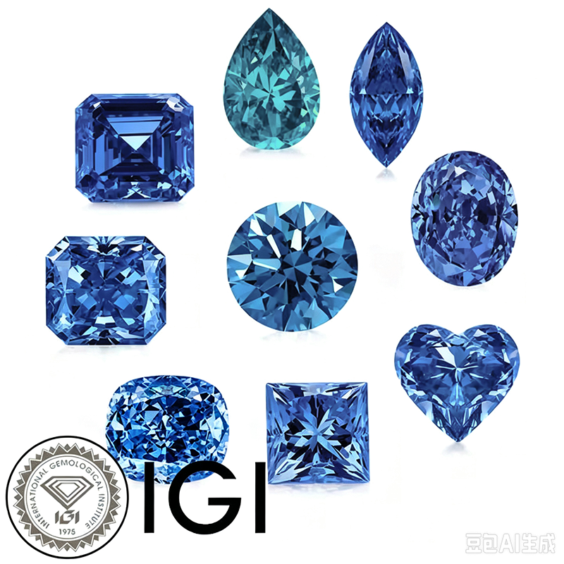 Lab Grown Blue Diamond