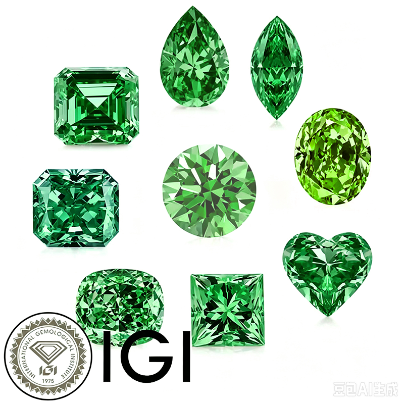 Lab Grown Green Diamond