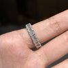 ANSTER Wholesales Price Emerald cut Lab Grown Diamond Eternity Ring with IGI