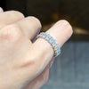 ANSTER Wholesales Price Emerald cut Lab Grown Diamond Eternity Ring with IGI