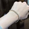 ANSTER Wholesales Price Bezel setting 4mm Lab Grown Diamonds Tennis Bracelet with IGI