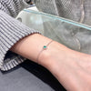 ANSTER Wholesales Price 0.3ct Lab Grown Emerald Bracelet chains with GRC