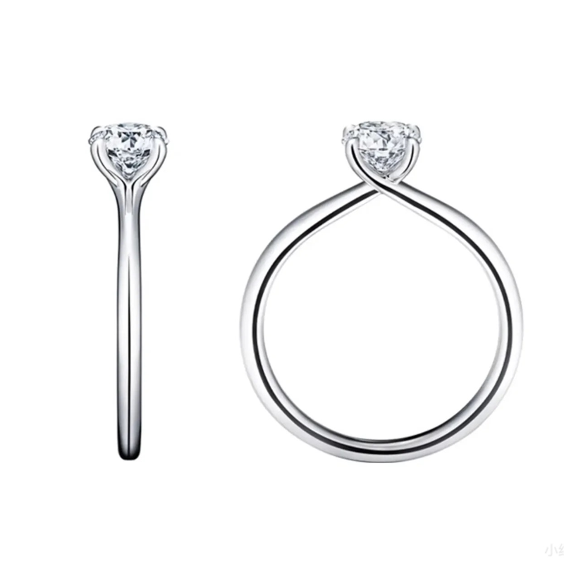 ANSTER Wholesales Price Lab Grown Diamond Engagament Ring with IGI White Gold Ring