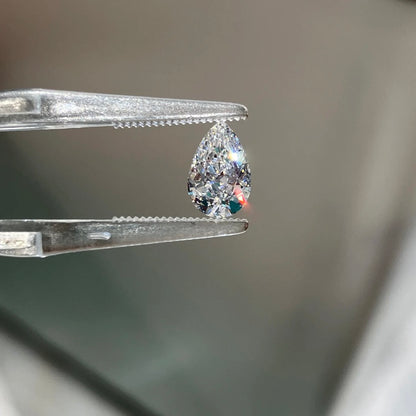 ANSTER Wholesales Price 18K Gold Ring Pear cut Lab Grown Diamond Ring with IGI