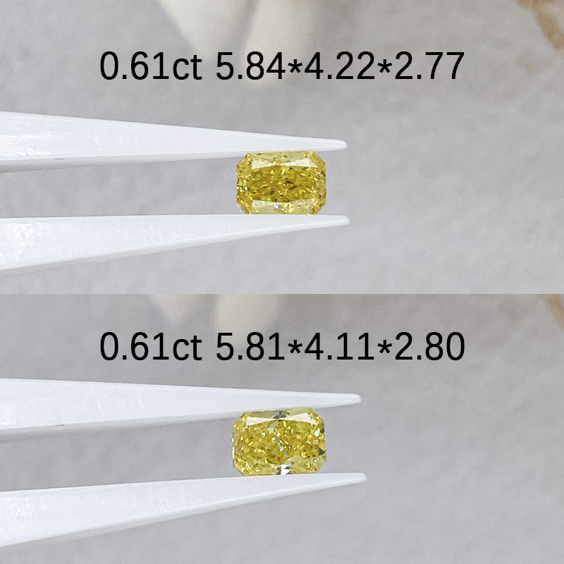 ANSTER Wholesales Price Radiant cut Lab Grown Loose Diamonds with IGI for White Gold Stud Earrings