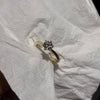 ANSTER Wholesales Price 18K Gold Ring Six Claw Round cut Lab Grown Diamond Ring with IGI
