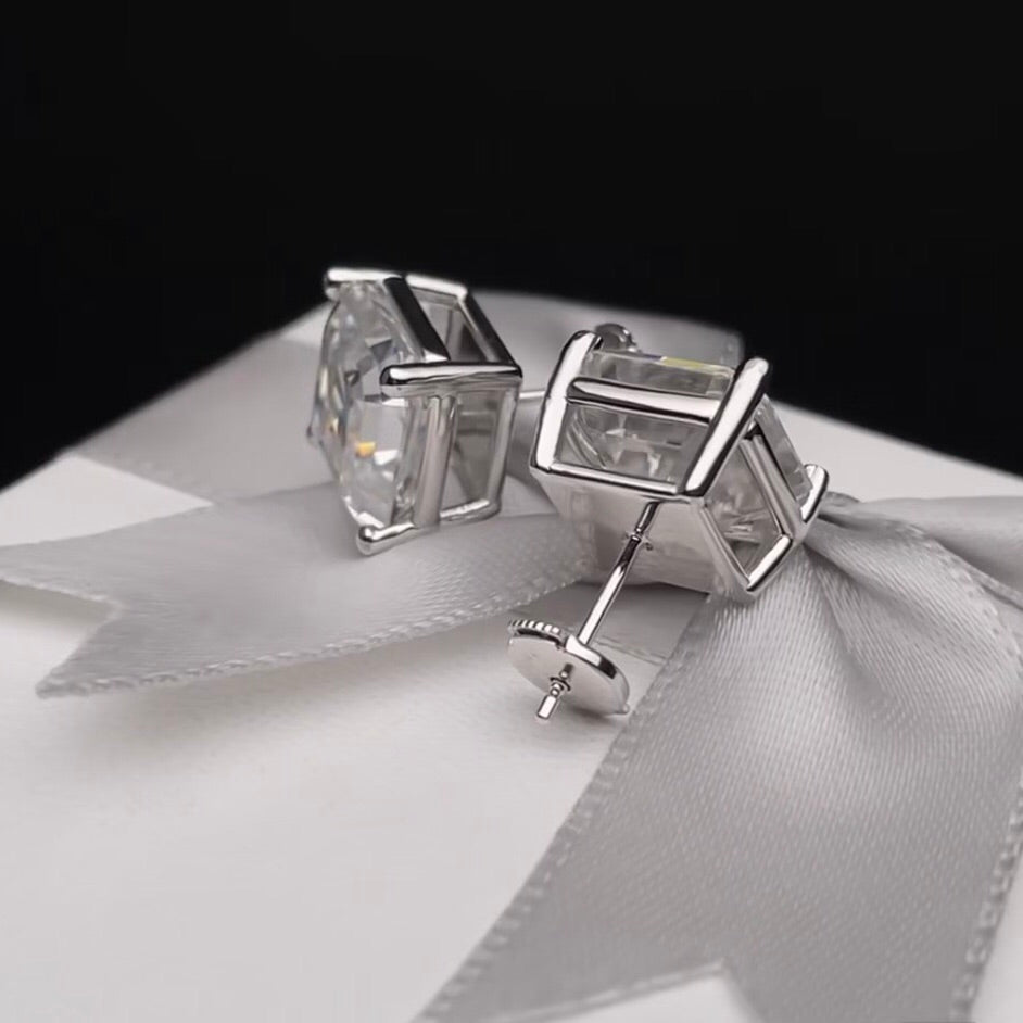 ANSTER Jewelry Customize Lab Grown Diamond PT950 platinum Earrings