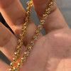 ANSTER Jewelry 18K Solid Gold IGI vvs2 14.4ct Lab Grown Diamond Tennis Bracelet