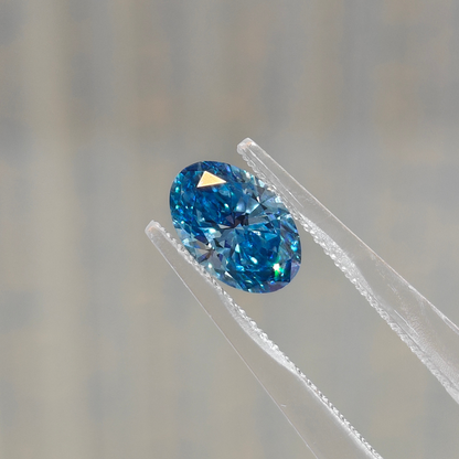 ANSTER Wholesales Fancy Vivid Blue Lab Grown Loose Diamond with IGI for Jewelry making