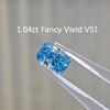 ANSTER Custom Wholesales Price Perfume Bottle Design Fancy Blue Lab Grown Diamond Pendant Necklace with IGI