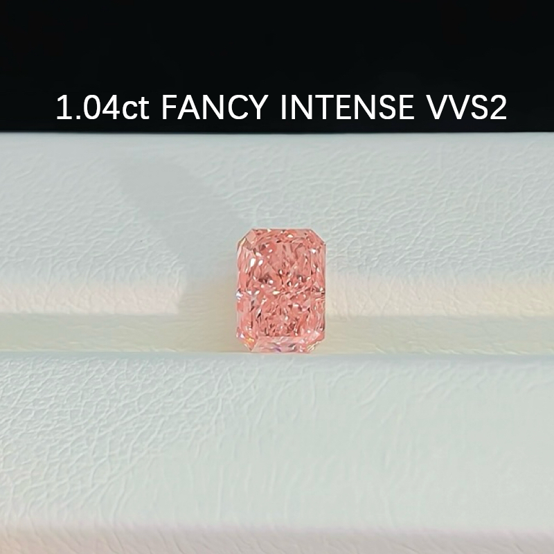 ANSTER Custom Wholesales Price Perfume Bottle Design Fancy Pink Lab Grown Diamond Pendant Necklace with IGI