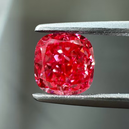ANSTER Custom 1.53ct VVS2 Red Lab Grown Diamond Ring