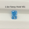 ANSTER Custom Wholesales Price Perfume Bottle Design Fancy Blue Lab Grown Diamond Pendant Necklace with IGI