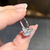 ANSTER Three stone 18K White Gold Ring 1.5ct Pear cut Lab Grown Diamond Ring with IGI