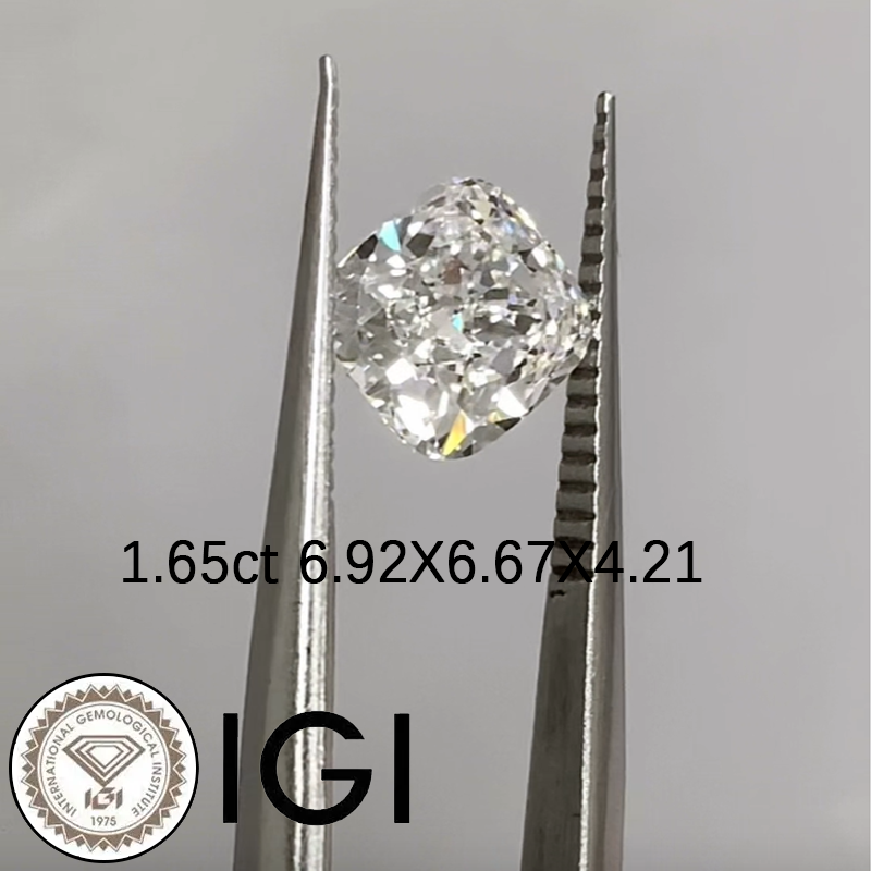 ANSTER Wholesales Price 1-2ct Cushion cut Lab Grown Diamonds with IGI for Jewelry making