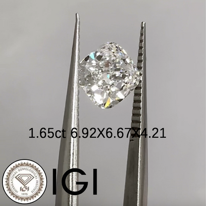 ANSTER Wholesales Price 1-2ct Cushion cut Lab Grown Diamonds with IGI for Jewelry making