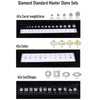 ANSTER JEWELRY Jewelry Tools Cubic Zirconia Diamond Color Comparison Chart