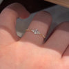 ANSTER Customized 14K Gold Ring Melee Lab Diamond Fashion Ring