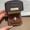ANSTER Jewelry 18K Gold Ring 1-5ct VS1 VVS2 Lab Grown Diamond Ring with IGI