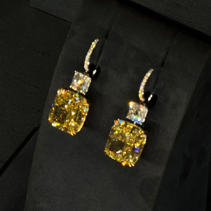 ANSTER Wholesales Price 11ct Cushion cut Yellow Lab Grown Diamonds with IGI for Jewelry making