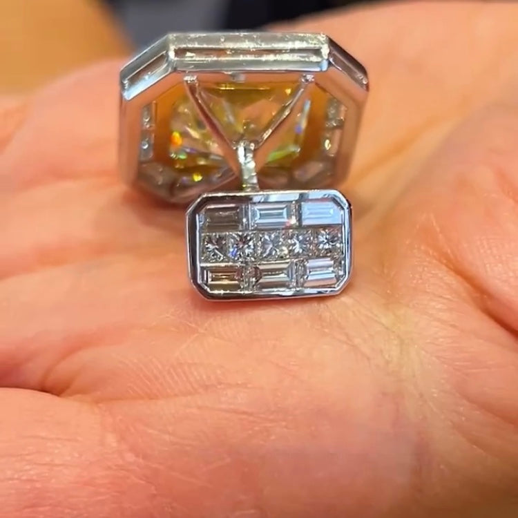 ANSTER Custom Jacob&Co. Duplicates Diamond Cufflinks for men