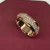 ANSTER Customized Fine Jewelry Rotating Design Meleee Lab Grown Diamond Ring