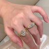 ANSTER Jewelry 18K Gold 1-3ct Fancy Cut Lab Grown Diamond Ring with IGI