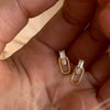 ANSTER Jewelry OEM IGI 18K Gold Earrings VVS Lab Grown Diamond Earrings