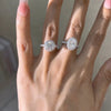 ANSTER Jewelry Brincos de diamante rosa cultivados em laboratório personalizados 