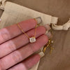 ANSTER Jewelry Custom 18K Gold Hello Kitty Charms Pendant Lab Grown Diamond Necklace