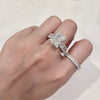 ANSTER Customized 8ct Radiant cut Engagement Ring