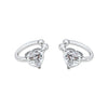 ANSTER Jewelry IGI 18K Gold Earrings 3.56ct Heart Shape Lab Grown Diamond Earrings