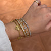 ANSTER Jewelry Customize 18K Solid Gold IGI 12ct Lab Grown Diamond Tennis Bracelet