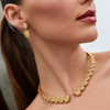ANSTER Jewelry Customize Fancy 10ct Lab Grown Yellow Diamond 18K Gold Jewelry Sets