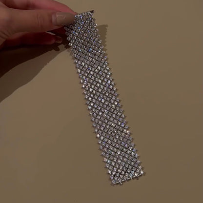 ANSTER Jewelry 2.5mm Lab Grown Diamond Tennis Chain Bracelet with IGI