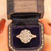 ANSTER Platinum Jewelry PT950 Ring 1.01ct VS2 CVD Lab Grown Diamond Ring with IGI