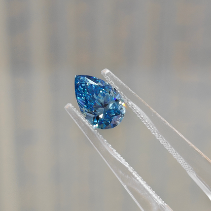 ANSTER Wholesales Fancy Vivid Blue Lab Grown Loose Diamond with IGI for Jewelry making