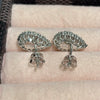 ANSTER Wholesales Price White Gold 1ct Pear cut Lab Grown Diamonds Stud Earrings with IGI