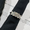 ANSTER Wholesales Price PT950 3ct Lab Grown Diamond Ring with IGI Butterfly Design