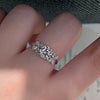 ANSTER Wholesales Price PT950 3ct Lab Grown Diamond Ring with IGI Butterfly Design