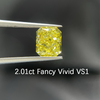 ANSTER Custom Wholesales Price Perfume Bottle Design Fancy Yellow Lab Grown Diamond Pendant Necklace with IGI